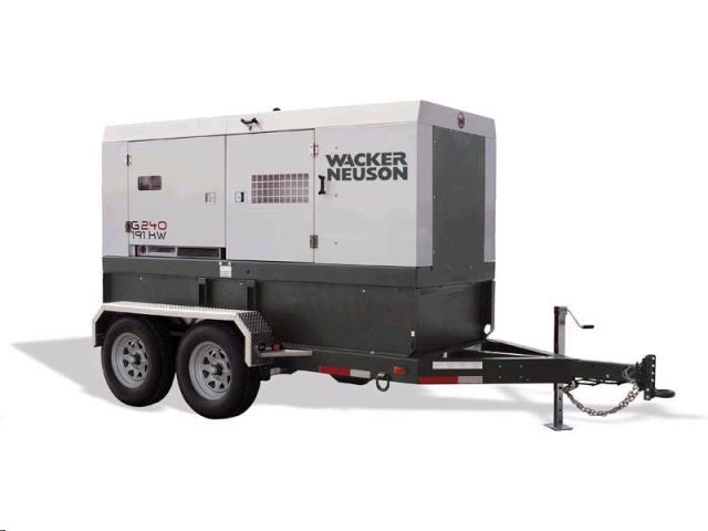 Rental store for g240 trailer mounted generator in Northeastern and Central Pennsylvania