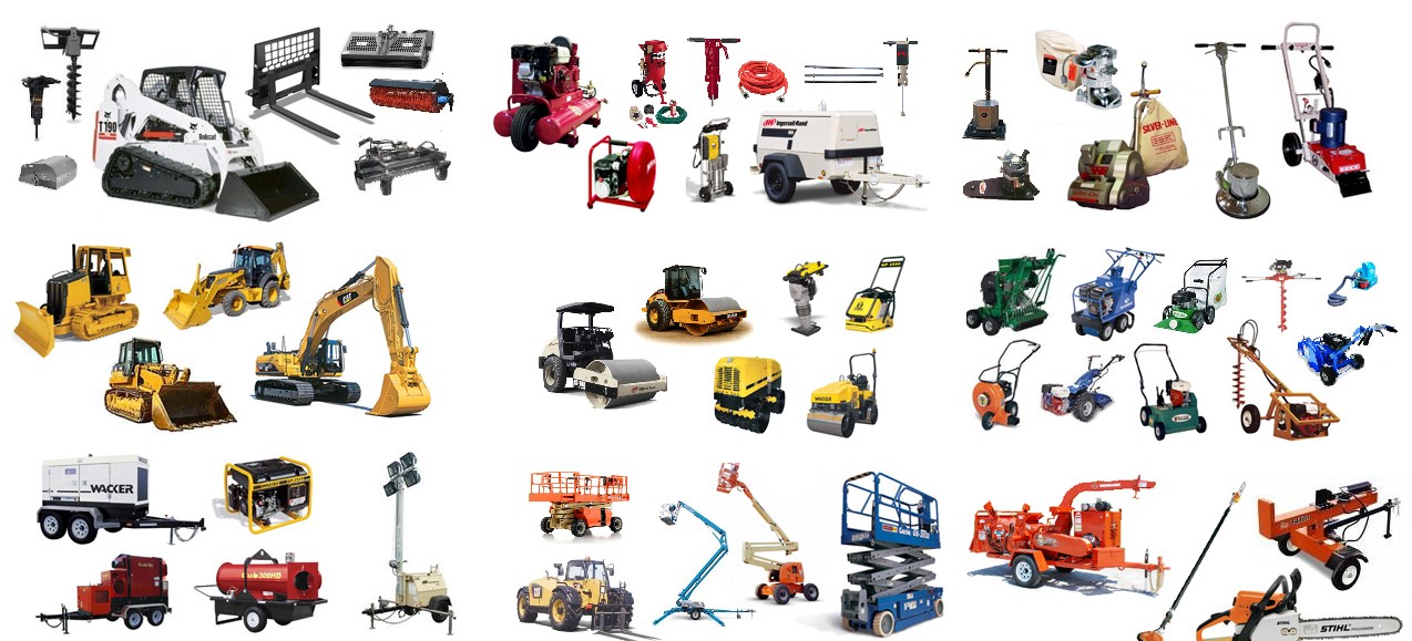 Construction equipment and tool rentals in Scott Township and Montrose PA