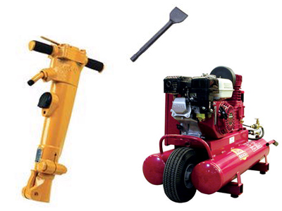 Rent air compressors and accessories